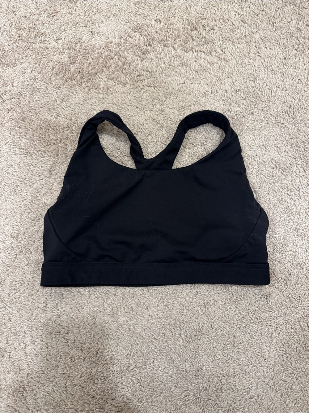 Athleta Black Sports Bra M